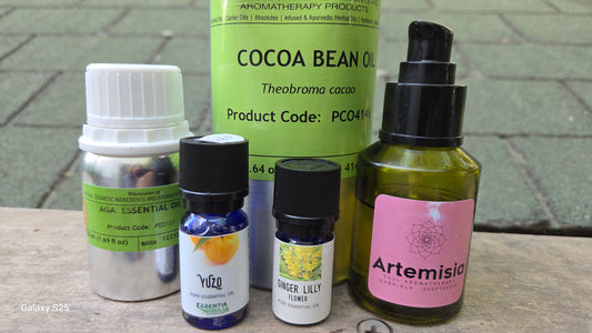 Sacred Earth to Heaven - Cacao, Agarwood, Ginger Lily & Bergamot Perfume Oil 40ml | שמן בושם קדוש מהארץ לשמיים 40 מ״ל