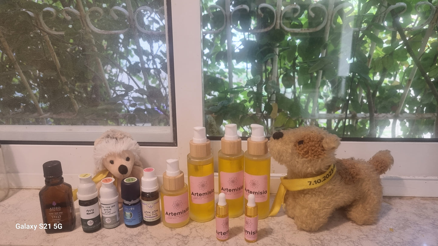 Body Oil Sunscreen: Neroli, Lavender,Ylang-Ylang, Frankincense_Geranium