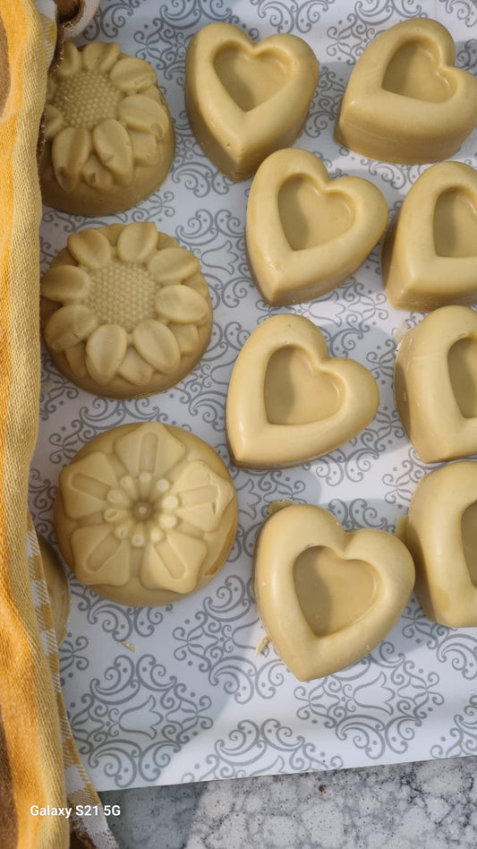 Organic Soap heart shaped