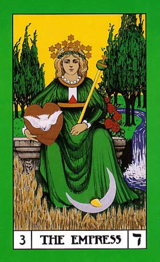 Paul Foster Case Tarot - the Empress - Venus