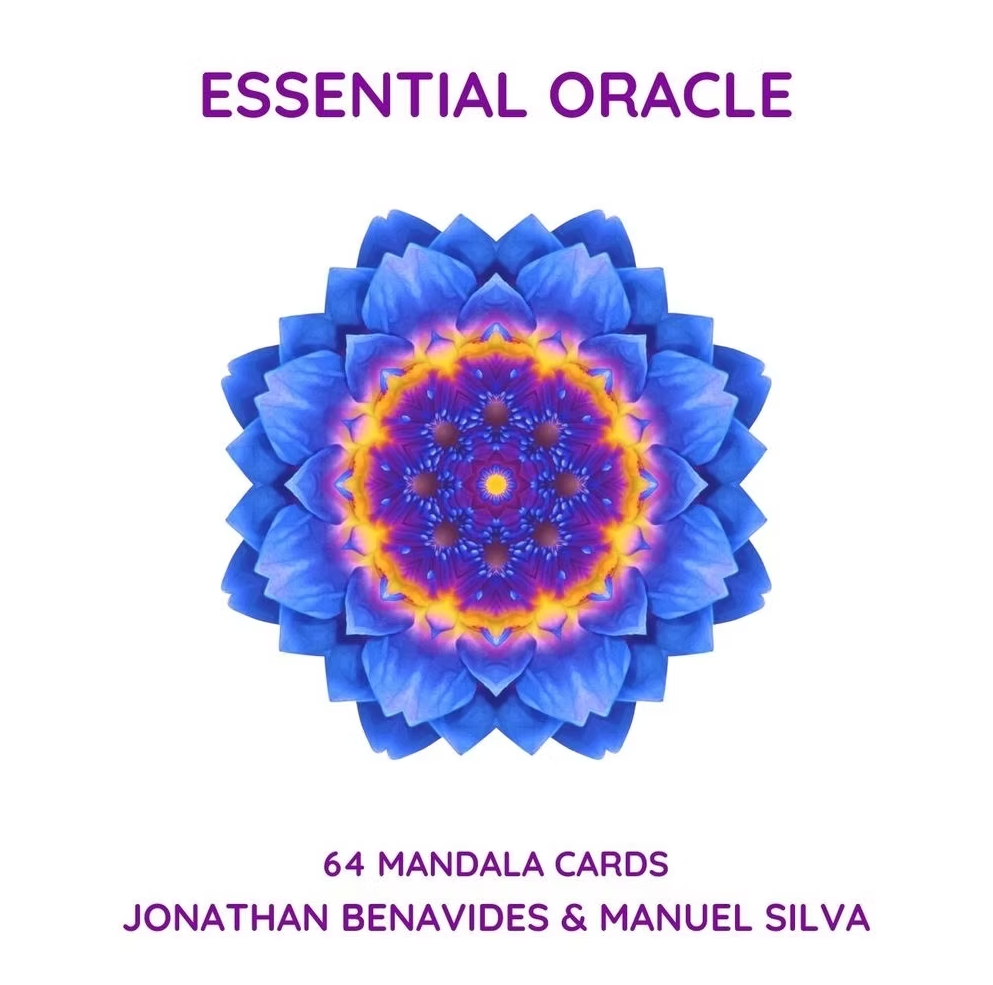 64 I Ching hexagrams mandala with essential oils Jonathan Benavides Manuel Silva system
