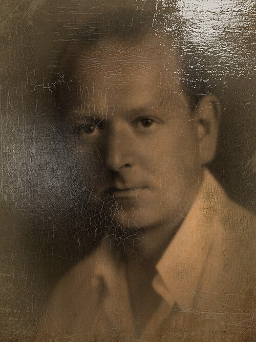 Portrait of Dr. Edward Bach, founder of the Bach Flower Remedies system (1933)