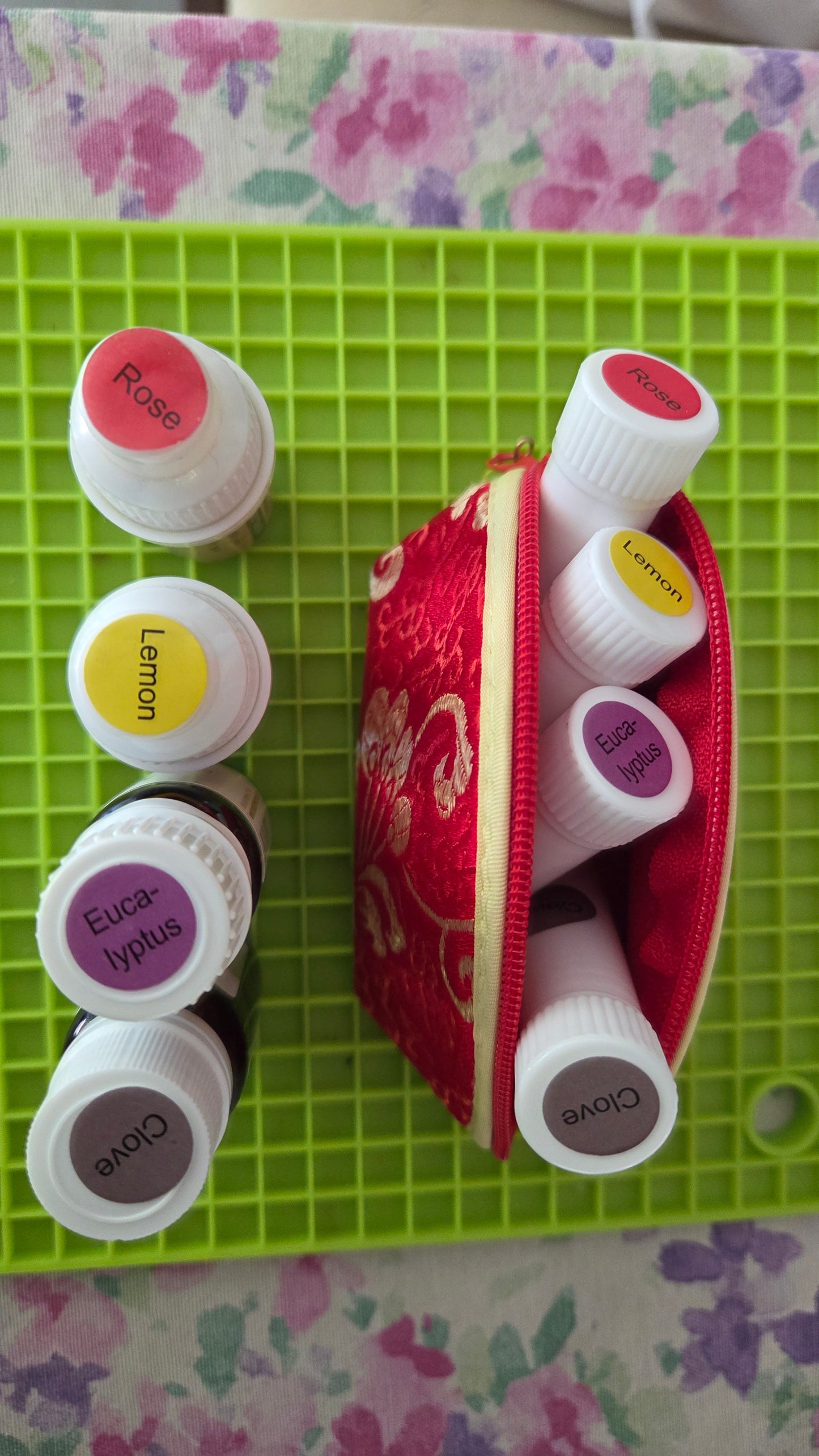Aromatherapy Smell Training Kit – Rose, Eucalyptus, Lemon & Clove | 4 Inhalers