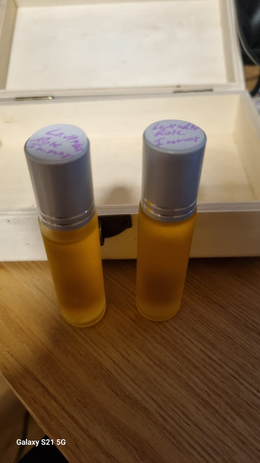 Face Serum Roll On: Lavender,  Rose, Immortelle