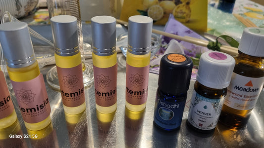 Red Mandarin, Vetiver and Roswood Roll-On