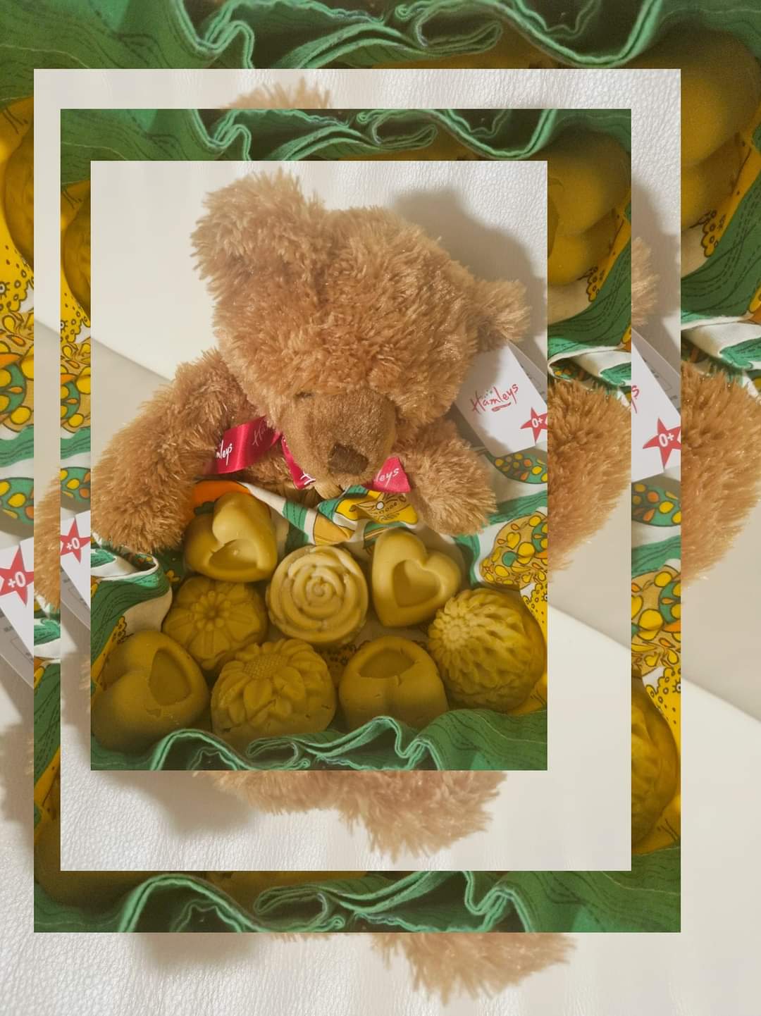 Soaps with Teddy Bear Green