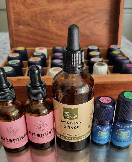 Psoriasis Relief Aromatherapy Blend - פורמולה ארומתרפית להקלה על פסוריאזיס במרפק